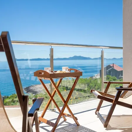 别墅 Lavanda Kor Ula - Five Bedroom With Pool And Sea View *