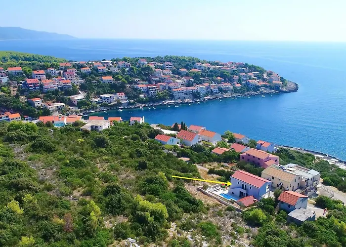 Lavanda Kor Ula - Five Bedroom With Pool And Sea View Вилла *